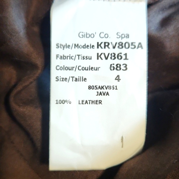 Michael Kors Genuine Leather Java Brown Belted Made in Italy Jacket Size 4 EUC!! - Picture 11 of 15